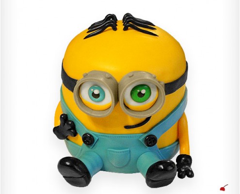 Motivtorte/Thementorte in 3D als Minion zum Geburtstag