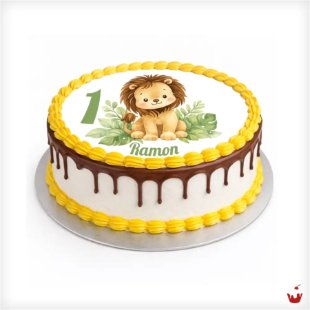 Hamova Konditorei - Jungle Löwen-Fototorte - lion Magdeburg