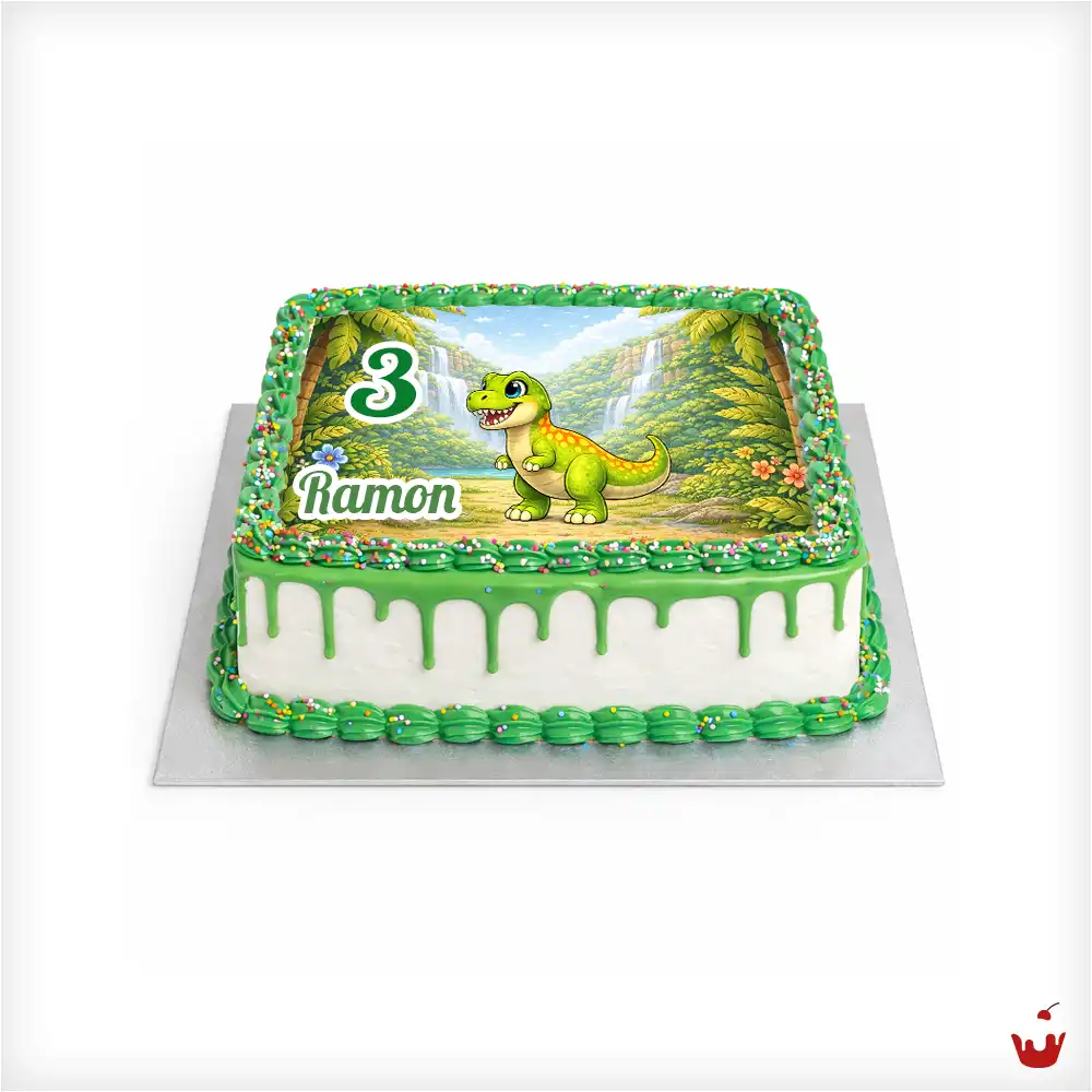 Hamova Konditorei T-Rex Fototorte – Dino Torte - Dinotorte-Magdeburg