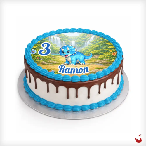 Hamova Konditorei - Triceratops Dino Fototorte - Dinotorte - Magdeburg