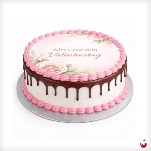 Valentinstags Fototorte Hamova Konditorei Magdeburg